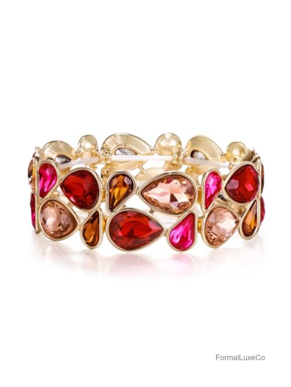 Crystal Rhinestone Stretch Bracelet Wedding Bridal Jewelry